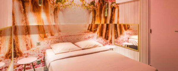 Chambre d'hotel du Love Hotel à Paris